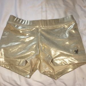 Varsity Gold Spandex/ bloomers